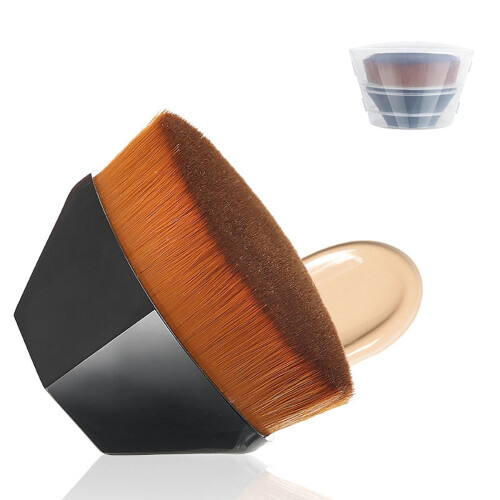 Πινέλο μακιγιάζ foundation no. 55magic, πινέλο μακιγιάζ petal, φορητό πινέλο μακιγιάζ foundation,