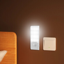 Zľavy na Cyber Monday: Nabíjateľné LED magnetické svetlo Kcavykas, kompatibilné s nočným stolíkom v šatníku, 2 farby