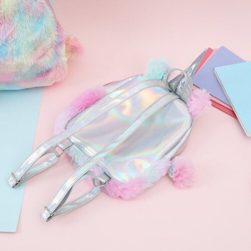 Plüschrucksack für Kinder / Einhorn-Tasche – Rosa 1