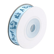 Kiplyki Wholesale10Yards Is Buachaill Cailín é Ribín Cithfholcadh Leanbh Ribín Grosgrain Bronntanais Crios Maisiúcháin