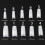 500pcs White Half Cover False Nail Tips 10 Sizes Smooth Surface Easy Trim with Storage Box 5