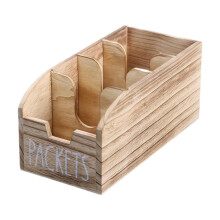 Coffee Station Organizer with Storage Compartments for Kitchen Office Cafe Countertop