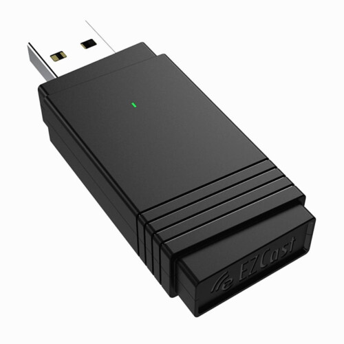 Κομψός προσαρμογέας WiFi USB διπλής ζώνης, υποστηρίζει ασφάλεια 2.4G/5G1300M, MU-MIMO2T2R και 1