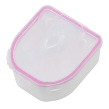 2 Layers FingerShaped Acetone Resistant Nail Soak Bowl for Manicure and False Nail Removal