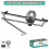 FRONT WINDSCREEN WIPER LINKAGE MECHANISM FOR VAUXHALL CORSA C 2000-2009 1