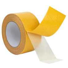 Double Sided Carpet Tape Heavy Duty Mesh Reinforced Strong Adhesive for Rugs Carpets 3cm x 10m Yellow