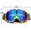 Motorcycle Goggles with UV Protection, OTG Ski Goggles, Windproof Dustproof Adjustable Strap 3