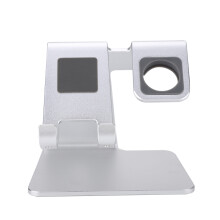 Justerbart, hopfällbart, roterbart telefonstativ, robust aluminiumlegering, slitstarkt, halkfritt grepp, universal passform för alla smartphones