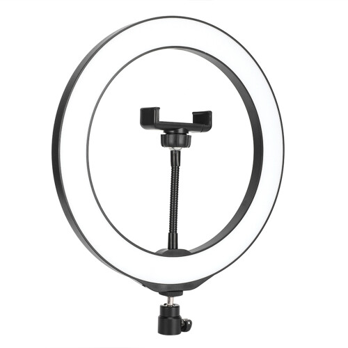 Adjustable Brightness, Stepless Dimmable Abs Ring Light For Professional Photography, Soft Lighting To Enhance Shiny Skin, Versatile Tripod For 2