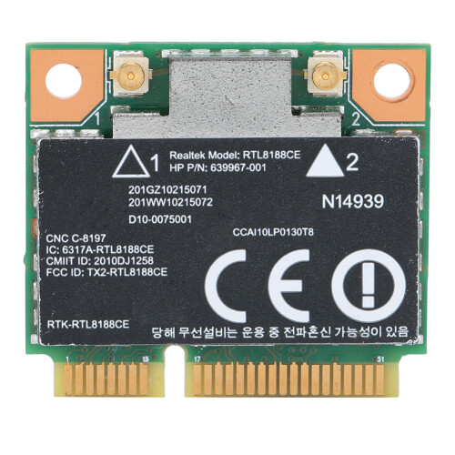 Προσαρμογέας Bluetooth WiFi Κάρτα ασύρματης σύνδεσης Dual Band Mini PCIe Αξιόπιστη λύση δικτύου