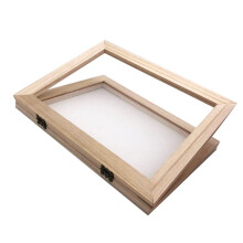 Papermaking Mould and Wooden Deckle Frame 19x25cm for DIY Handmade EcoFriendly Paper Craft