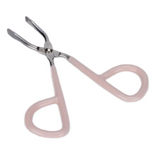 Y0309 Eyebrow Tweezers Stainless Steel Hair Removal Clip with Grinding Handle for Eyebrow Hair Beard Removal