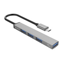 USB 3.0 HUB 5Gbps 4 Ports Multiport Splitter Typc-C To USB 3.0 HUB OTG Adapter