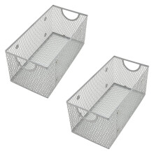 Wire Mesh Storage Basket Organizer for and - 2 Pack