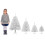 Mixed White Pine Medium Artificial Christmas Tree - Unlit 2