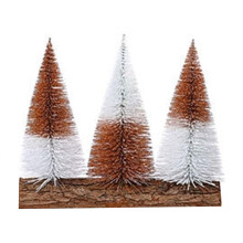 Mini julgransdekoration för bord, glitterfärgad julgransprydnad för skrivbordet