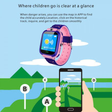 Smartwatch für Kinder mit HD-Touchscreen, Musik, Schrittzähler, Taschenlampe, FM-Radio und Spielen | Kompatibel mit iOS und Android