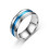 Bague anti-anxiété rotative, taille 7/17 mm 3