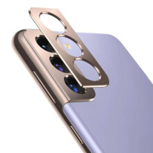 Galaxy S21Linsedeksel Kameralinsebeskytter Rosegull