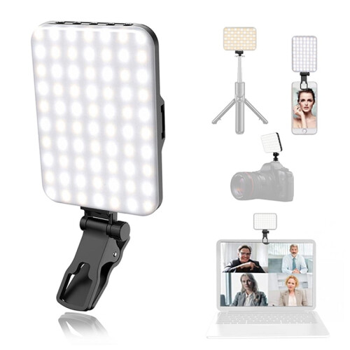 Φωτιστικό LED για selfie60 λυχνίες LED υψηλής ποιότητας, επαναφορτιζόμενη λυχνία CRI 97, 1