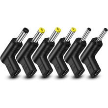USB5V Type C female naar DC male adapter, 90 graden haakse USB C naar DC5V PD laadadapterconnector voor laptop, router, powerbank (6 stuks)