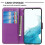 Capa para Samsung Galaxy S23 Plus, cor roxa sólida. 3