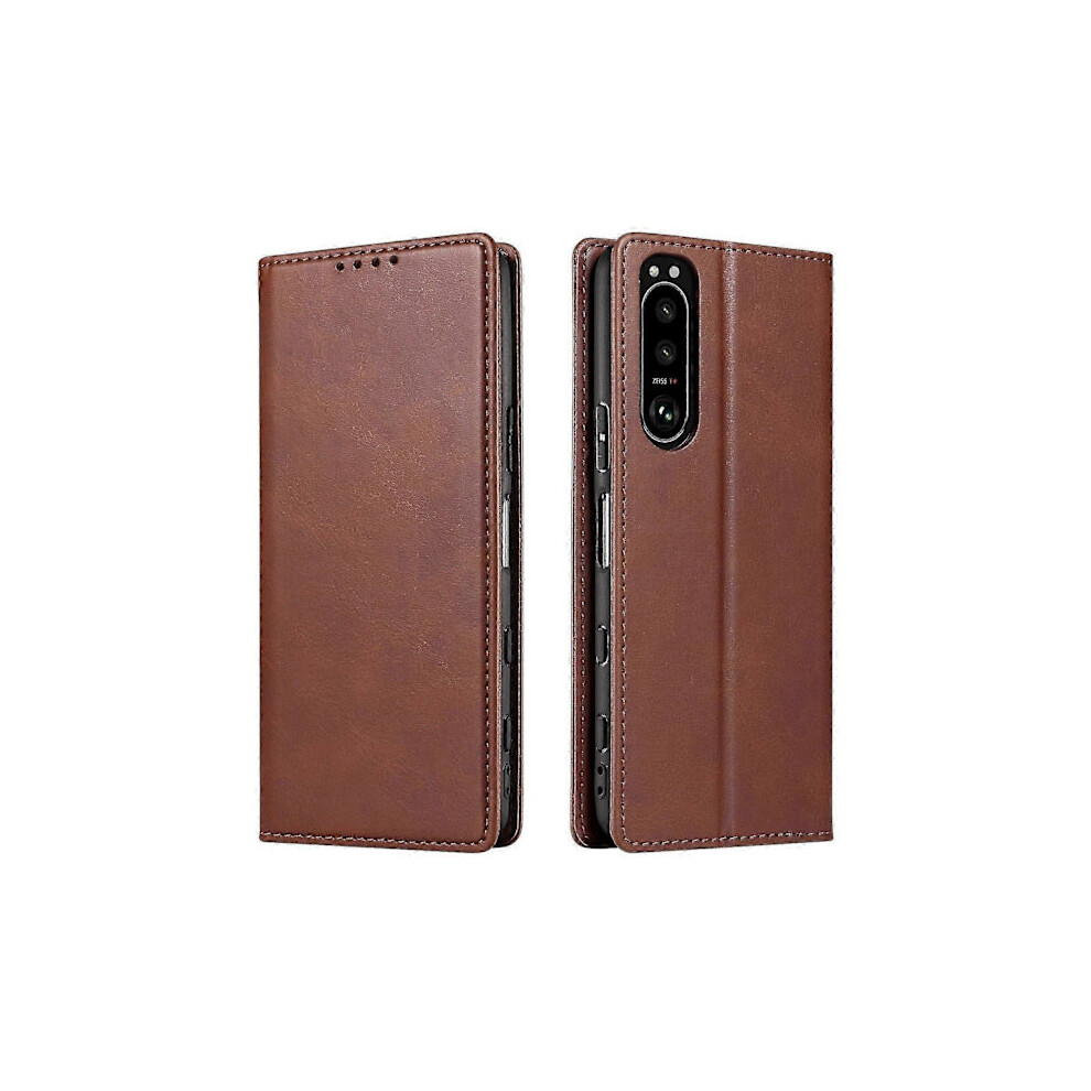For Compatible With Sony Xperia 5 Ii Mobile Case Brown 9009791403374