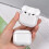 Capa protetora transparente à prova de choque compatível com AirPods 3. 4