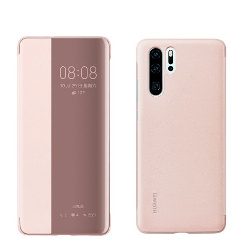 Compatível com Huawei P30 Pro - Capa Smart View exclusiva (NKOBEE) Marrom 1