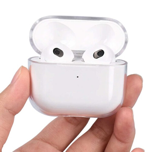Capa protetora transparente à prova de choque compatível com AirPods 3. 2