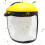 Adjustable Mesh Face Shield with Wire Visor for Yard Work Forestry Logging Debris Protection 1