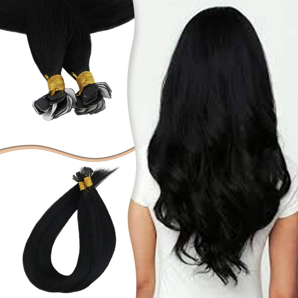 Unisex Black Tape In Remy Human Hair Extensions Jet 22 Inch Seamless Natural Blend Longlasting Wear