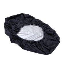 Waterproof Bike Bag Cover Black M, Cycling Backpack Rain Protector for Mountain and Outdoor Use