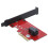 Adaptador PCI Express aprimorado, conversor SFF-8643 para PCI-E4X com protocolo NVMe inicializável para SSD de 2,5 polegadas, funcionalidade 3