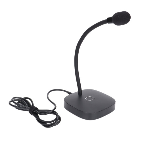Touch Control Microphone With Mute Function And LED Indicator, Plug And Play Compatibility High Definition Audio USB Mic For Home Office And Remote Le 1