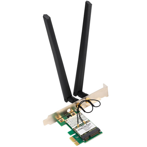 Προσαρμογέας δικτύου WiFi6 υψηλής απόδοσης, ενσωματωμένο Bluetooth5.2 για βελτιωμένη