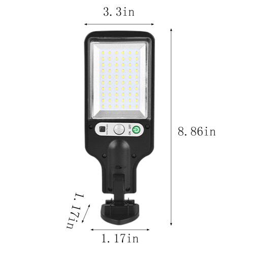 Ηλιακό φως δρόμου Kayannuo, IP65 Εξωτερικού χώρου με LED πλημμύρας με αισθητήρα κίνησης, 2