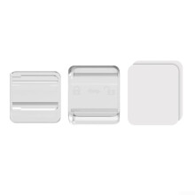 Transparent Car Toll Pass Holder for Windshield with Adjustable Sliding Rail and Easy Installation