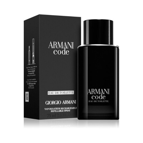 Armani Giorgio Armani Code For Men 75ml EDT Refillable Spray