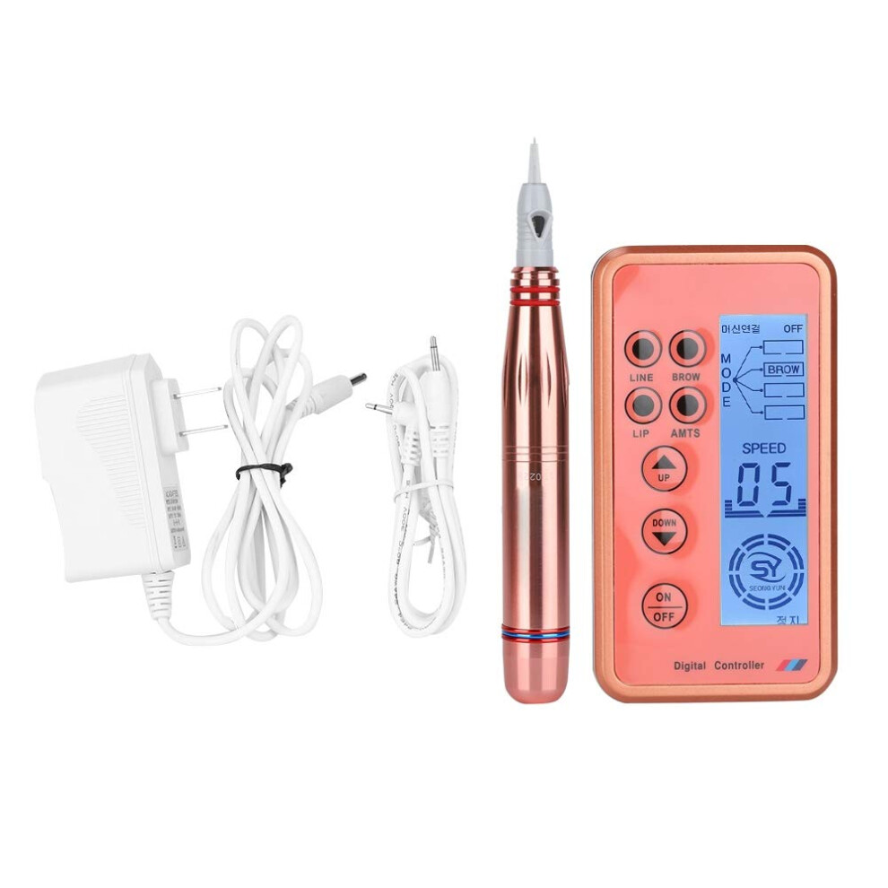 Permanent Makeup Machine Kit with Speed Performance for Eyebrow Eyeliner and Lip Tattoo