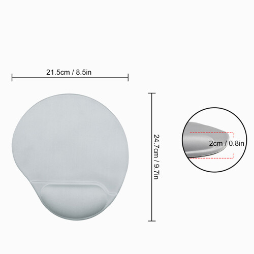 Mouse Pad για παιχνίδια, εργονομική άνεση με υποστήριξη καρπού από τζελ, λεία 1