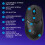 Gaming mouse - Wireless - Logitech G - G309 - Black 9