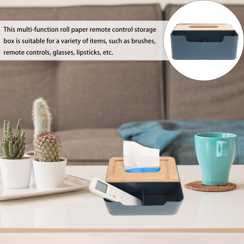 Tissue Dispenser Desktop Storage Controller Organizer Phone Holder 2