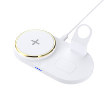 Bezdrátová nabíječka Tarmeek 4 v 1, 15W rychlé nabíjení pro iPhone, hodinky a AirPods, kompatibilní s MagSafe, držák telefonu na stůl