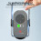 Suporte veicular com carregador sem fio, compatível com iPhone e Android, suporte com sensor automático para navegação no carro e uso com as 8