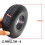 Pneu sólido GLFSIL9 polegadas 2.80/2.50-4 para patinete elétrico Razor E300 2