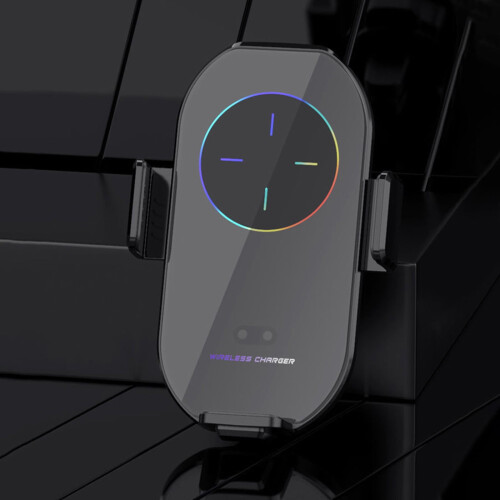 Suporte veicular com carregador sem fio, compatível com iPhone e Android, suporte com sensor automático para navegação no carro e uso com as 1
