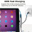 2In1USB Type-C to3.5mm Earphone Adapter PD60W Fast Charge Headphone Audio Converter16Bit/48KHz Digital Decoder, Black 6