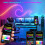 Εσωτερικός/Εξωτερικός χώρος 10ft Plug-in Smart Neon Rope Light 4