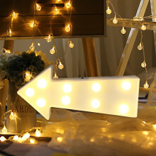 Soilse Litreacha Marquee LED Comhartha N, 26 Litreacha agus Uimhreacha Aibítir Soilse Bána Te LED le haghaidh Maisiúcháin Beáir, Breithlá,